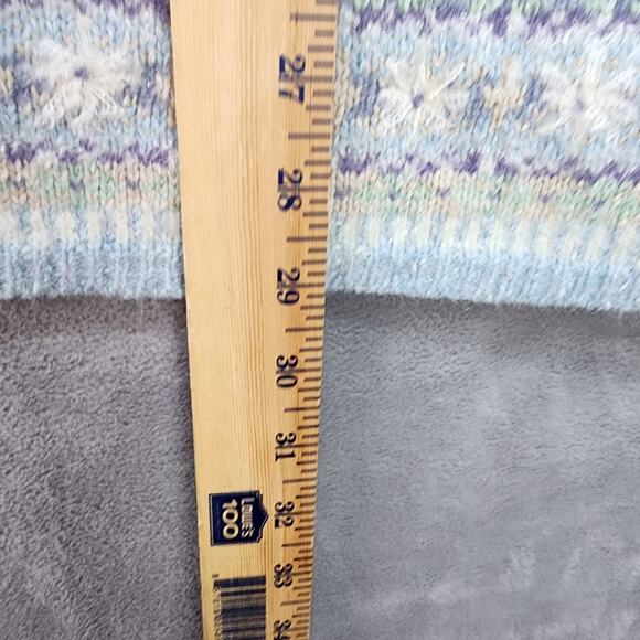 Vintage Monterey by Koret Sweater Women’s Large Angora Rabbit Hair Fair Isle Ski - Picture 9 of 12